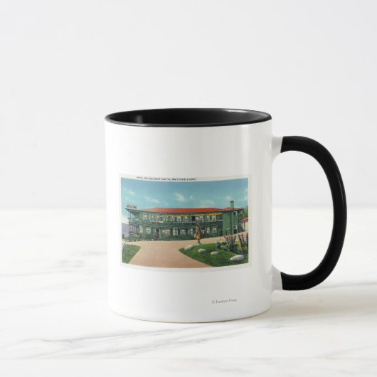 Whitcomb Summit Hotel and Souvenir Shoppe View Tasse (Rechts)