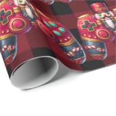 Whitcracker Game Controller Wrapper Geschenkpapier (Rolleneckpunkt)