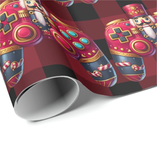 Whitcracker Game Controller Wrapper Geschenkpapier (Rolleneckpunkt)