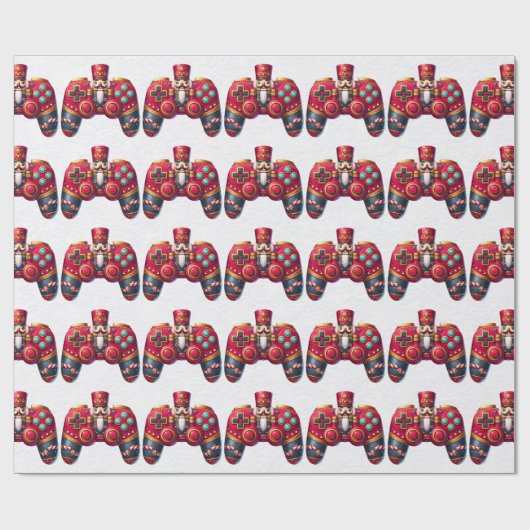 Whitcracker Game Controller Wrapper Geschenkpapier (Flach)