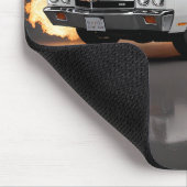 White 1970 Chevelle SS Cabriolet Mousepad (Ecke)