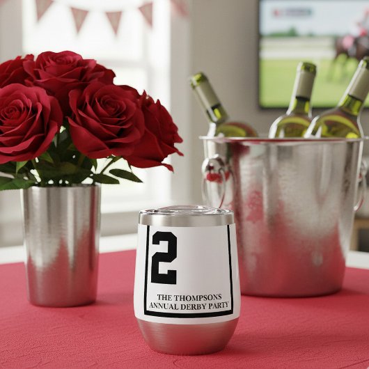 White 2 Personalisiert Derby Race