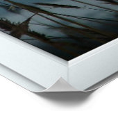 White 3 Pane Window Illusion Flock von Vögeln Poster (Ecke)