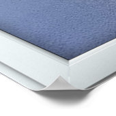 White 3 Pane Window Illusion Winter Scene Poster (Ecke)