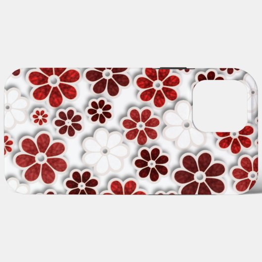 White 60er Hippie iPhone | 60er Hippie iPhone 13 Case-Mate iPhone Hülle (Rückseite (Horizontal))