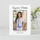 White Abschluss 3 Foto Class 20XX (Stehend Vorderseite)