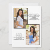 White Abschluss 3 Foto Class 20XX (Rückseite)