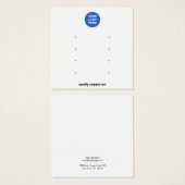 White Add Logo Multiple 8 Stuhl Ohrloch (Vorne & Hinten)