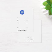 White Add Logo Multiple 8 Stuhl Ohrloch (Schreibtisch)