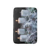 White Advent Kreath Badematte (Vorderseite Vertikal)