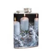 White Advent Kreath Flachmann (Rechts)