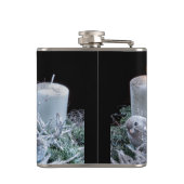 White Advent Kreath Flachmann (Rückseite)