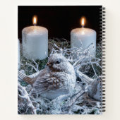 White Advent Kreath Notizblock (Rückseite)