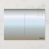 White Advent Kreath Postkarte (Rückseite)