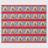 White Afghan Hound Geschenkpapier (Flach)