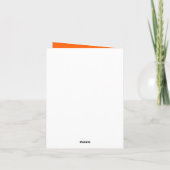 White Afghan Hound Karte (Rückseite)