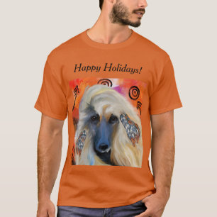 White Afghan Hound T-Shirt