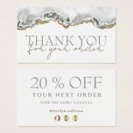 White Age danke Ihnen Discount Card