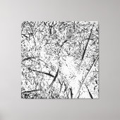 White Alien Grass Leinwanddruck (Vorderseite)