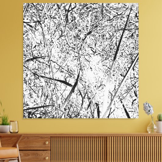 White Alien Grass Leinwanddruck (Insitu (Wohnzimmer))