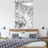 White Alien Grass Leinwanddruck (Insitu (Schlafzimmer))