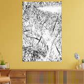 White Alien Grass Leinwanddruck (Insitu (Wohnzimmer))