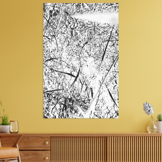 White Alien Grass Leinwanddruck (Insitu (Wohnzimmer))