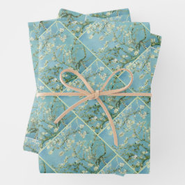 White almond blossom by Vincent Van Gogh Geschenkpapier Set