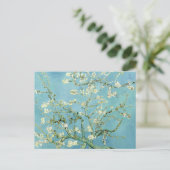 White almond blossom by Vincent Van Gogh Postkarte (Stehend Vorderseite)