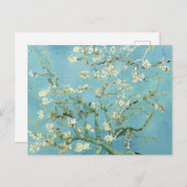 White almond blossom by Vincent Van Gogh Postkarte (Vorne/Hinten)