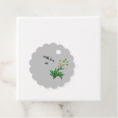 White amazon Lilienschilder Geschenkanhänger (Beispiel)