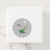 White amazon Lilienschilder Geschenkanhänger (Beispiel)