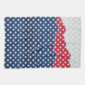White American Stars Geschirrtuch (Horizontal)