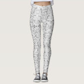 White Anaconda Snakeskin Leggings (Vorderseite)