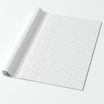 White and Black Micro Polka Dot