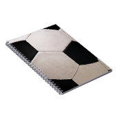 White and Black Soccer Ball Notizblock (Rechte Seite)