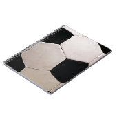 White and Black Soccer Ball Notizblock (Linke Seite)