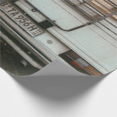 White and black surfboard geschenkpapier (Ecke)