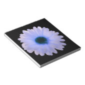 White and Blue Marigold Notepad Notizblock (angewinkelt)