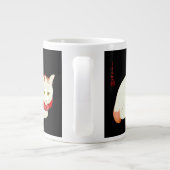 White and Ginger Japanese Cat Jumbo-Tasse (Rückseite)