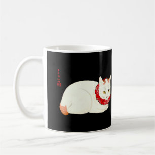 White and Ginger Japanese Cat Kaffeetasse