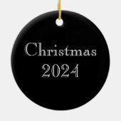 White and Ginger Japanese Cat Keramik Ornament (Hinten)