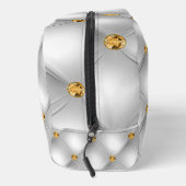 White and Gold Diamonds Waschbeutel (Rechts)