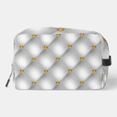 White and Gold Diamonds Waschbeutel (Rückseite)