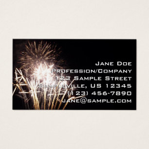 White and Gold Fireworks I Patriotic Celebration