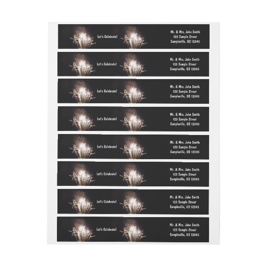 White and Gold Fireworks I Patriotic Celebration (Bogen)