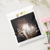 White and Gold Fireworks I Patriotic Celebration Geschenktütchen (Versiegelt)