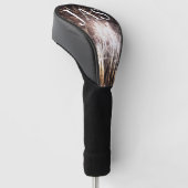 White and Gold Fireworks I Patriotic Celebration Golf Headcover (angewinkelt)