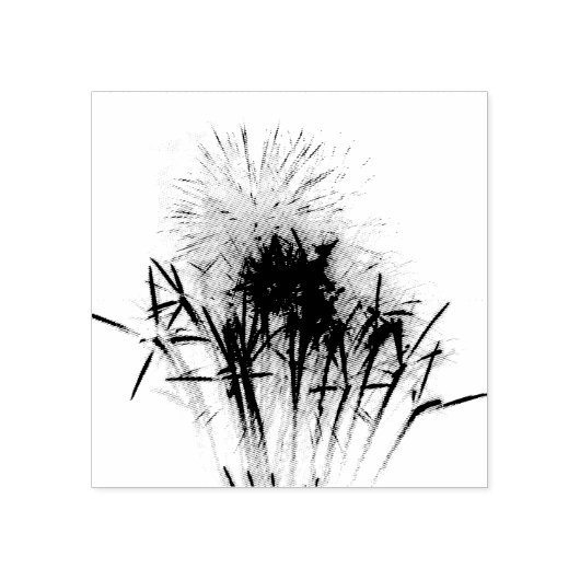 White and Gold Fireworks I Patriotic Celebration Gummistempel (Prägung)