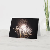 White and Gold Fireworks I Patriotic Celebration